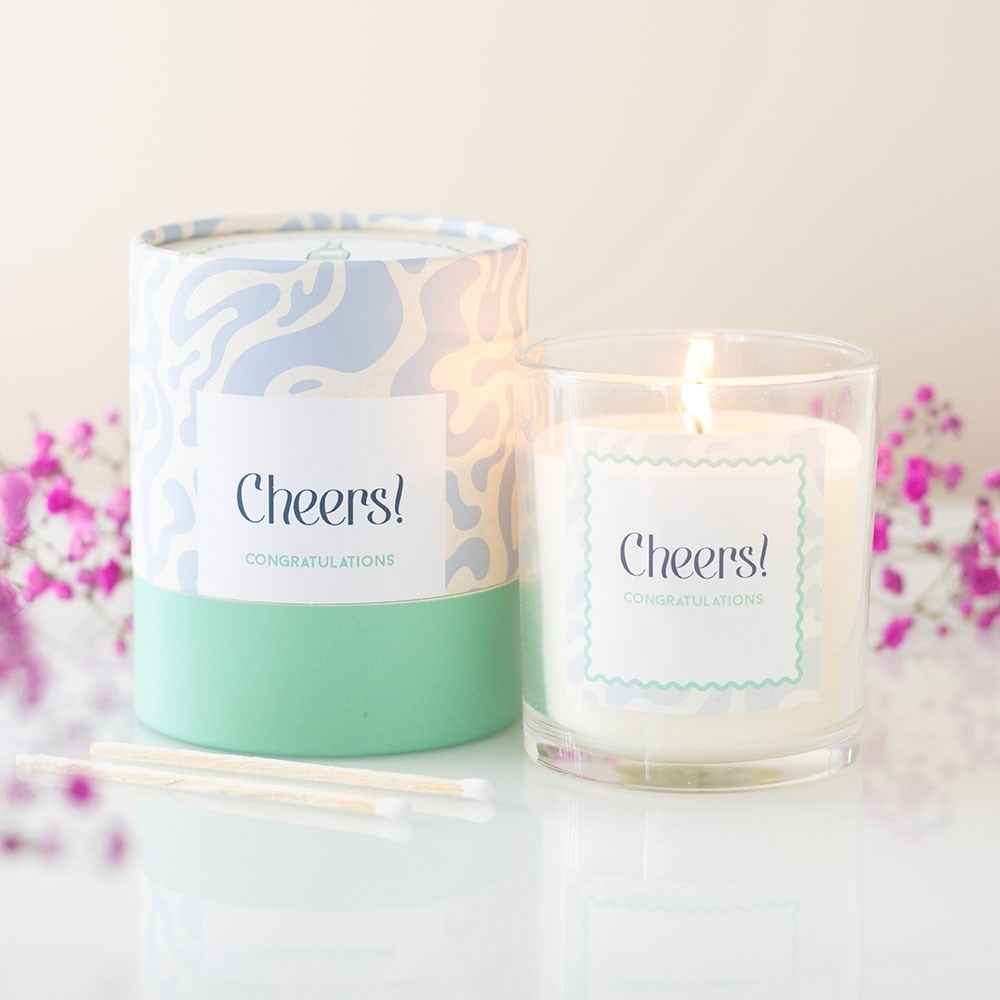 Something Different - Cheers Congratulations Champagne Fizz Bougie Parfumée - Multicolore
